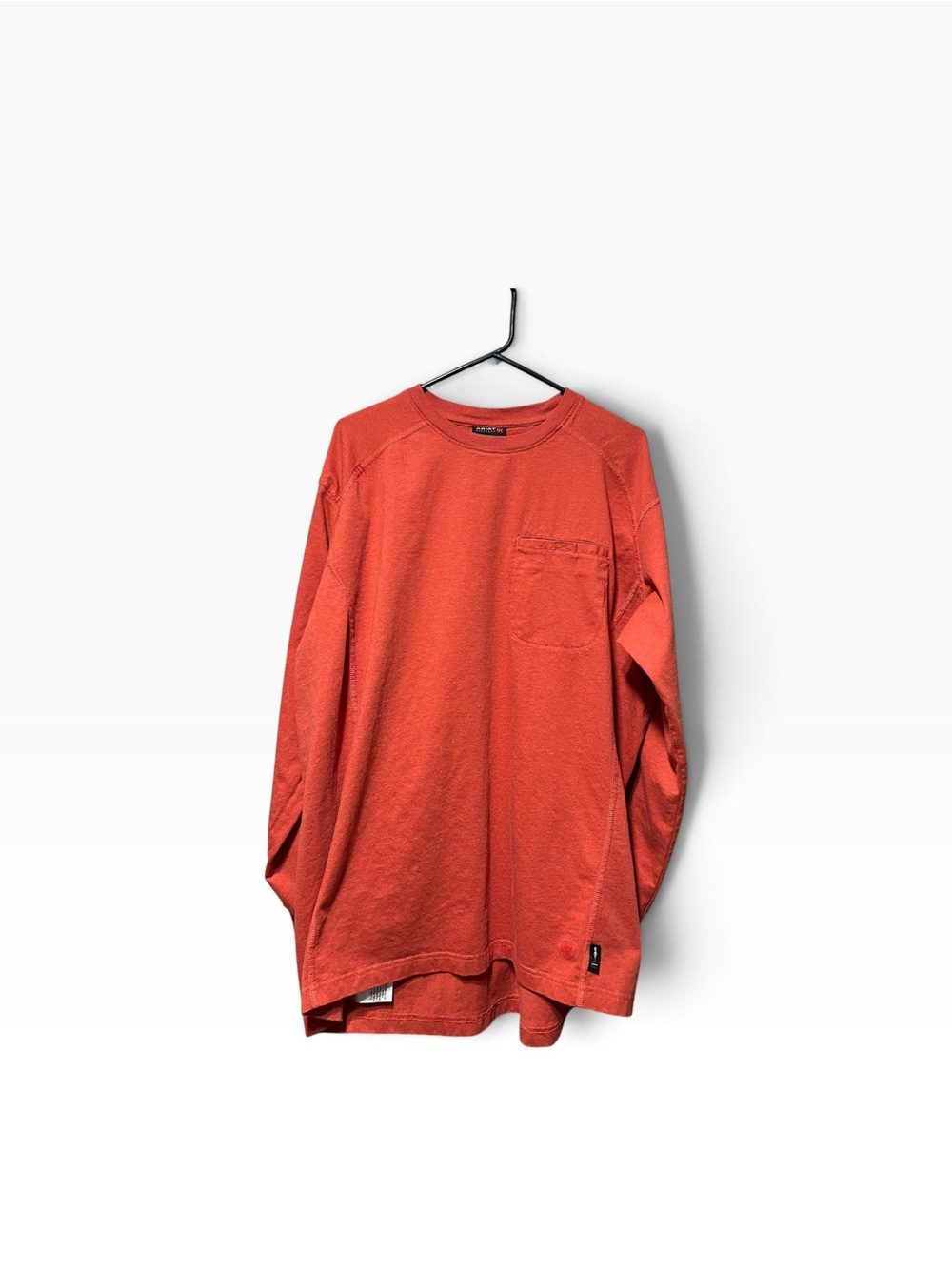 Ariat FR Air Crew Long Sleeve Pocket Work T-Shirt – Volcanic Heather (XL)